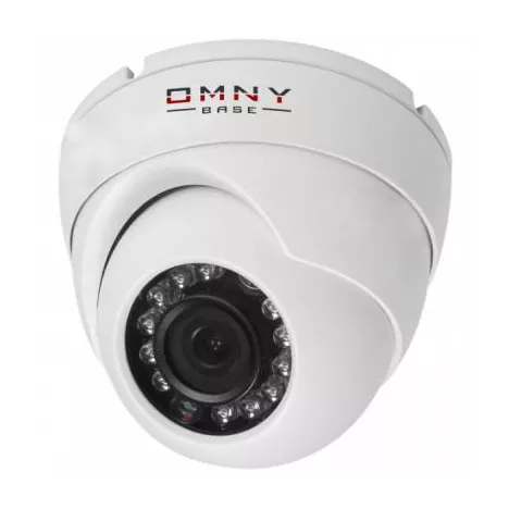 IP камера видеонаблюдения антивандальная OMNY серия  BASE купольная 2.0Мп, 2.8мм, PoE, 12В, ИК, EasyMic